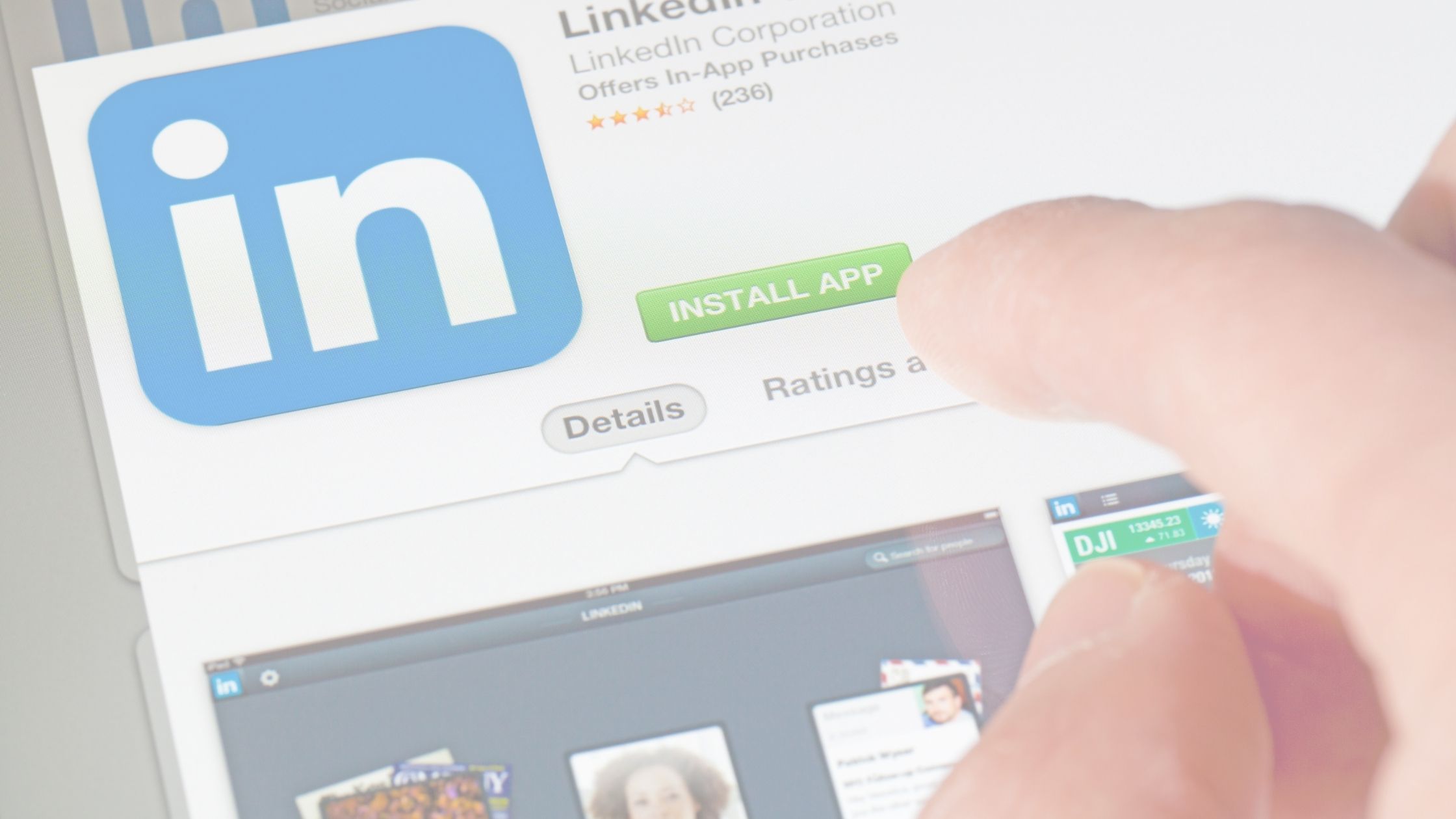 LinkedIn Profile Writing Service Information.  Showing logo 